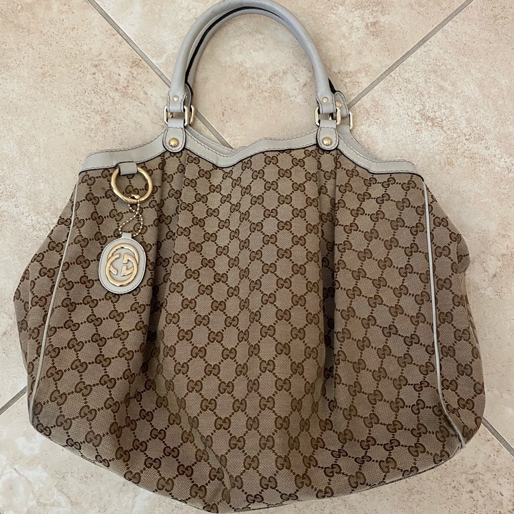 Gucci monogram tote